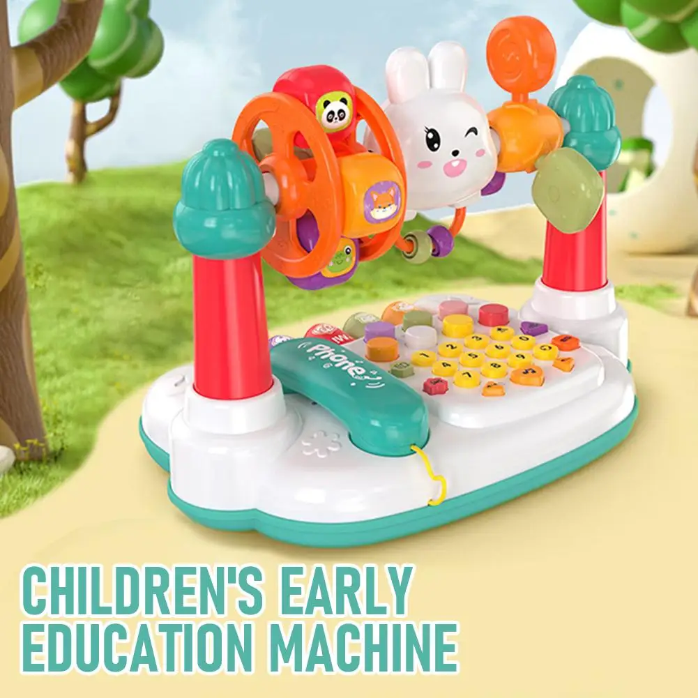 ألعاب البيانو للأطفال، لوحة مفاتيح البيانو الموسيقية الدوارة مع صوت خفيف، ألعاب موسيقية للأطفال الصغار، لعبة الموسيقى التعليمية المبكرة #5