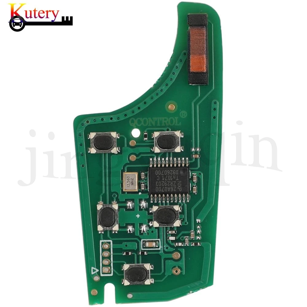 Jingyuqin Vouwen Afstandsbediening Autosleutel Printplaat Voor Chevrolet Malibu Cruze Aveo Vonk Zeil Opel Vauxhall 315/433Mhz ID46 Chip