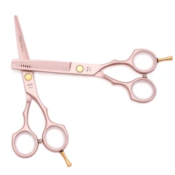 5.5'' Professional Hairdressing Hair Scissors 440C Cutting Shears Thinning Razor Comb Set Salon Barber Home Dropshipping A1104