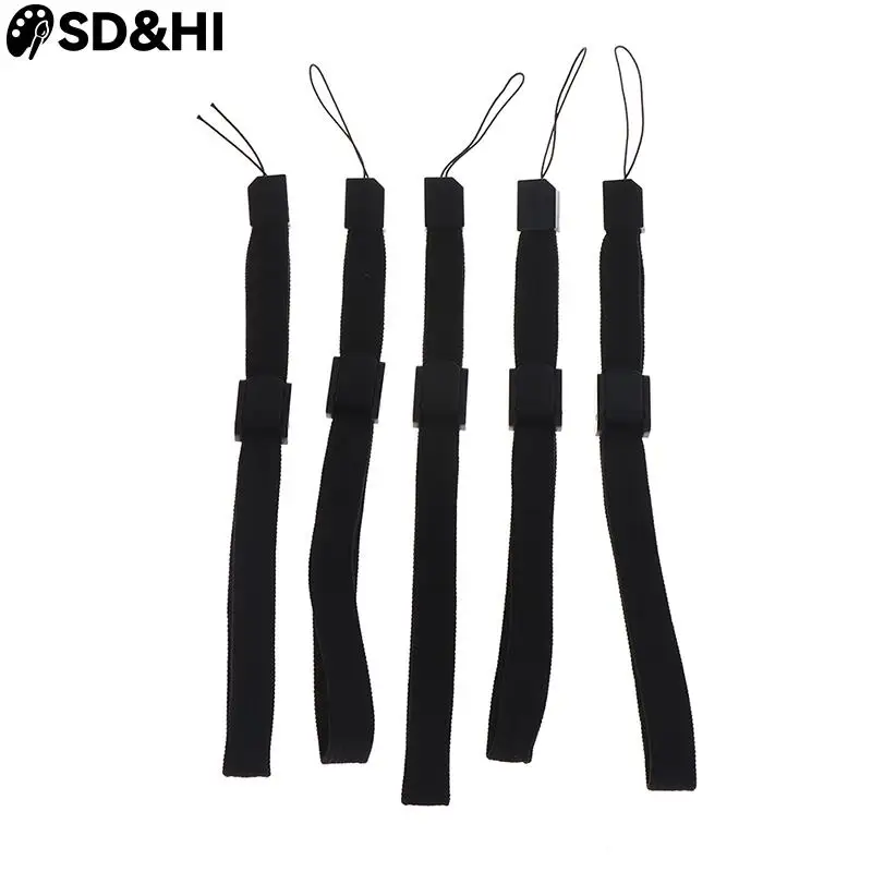 5pcs Black wrist strap lanyard hand grip string for wii remote controller for Phone durable straps