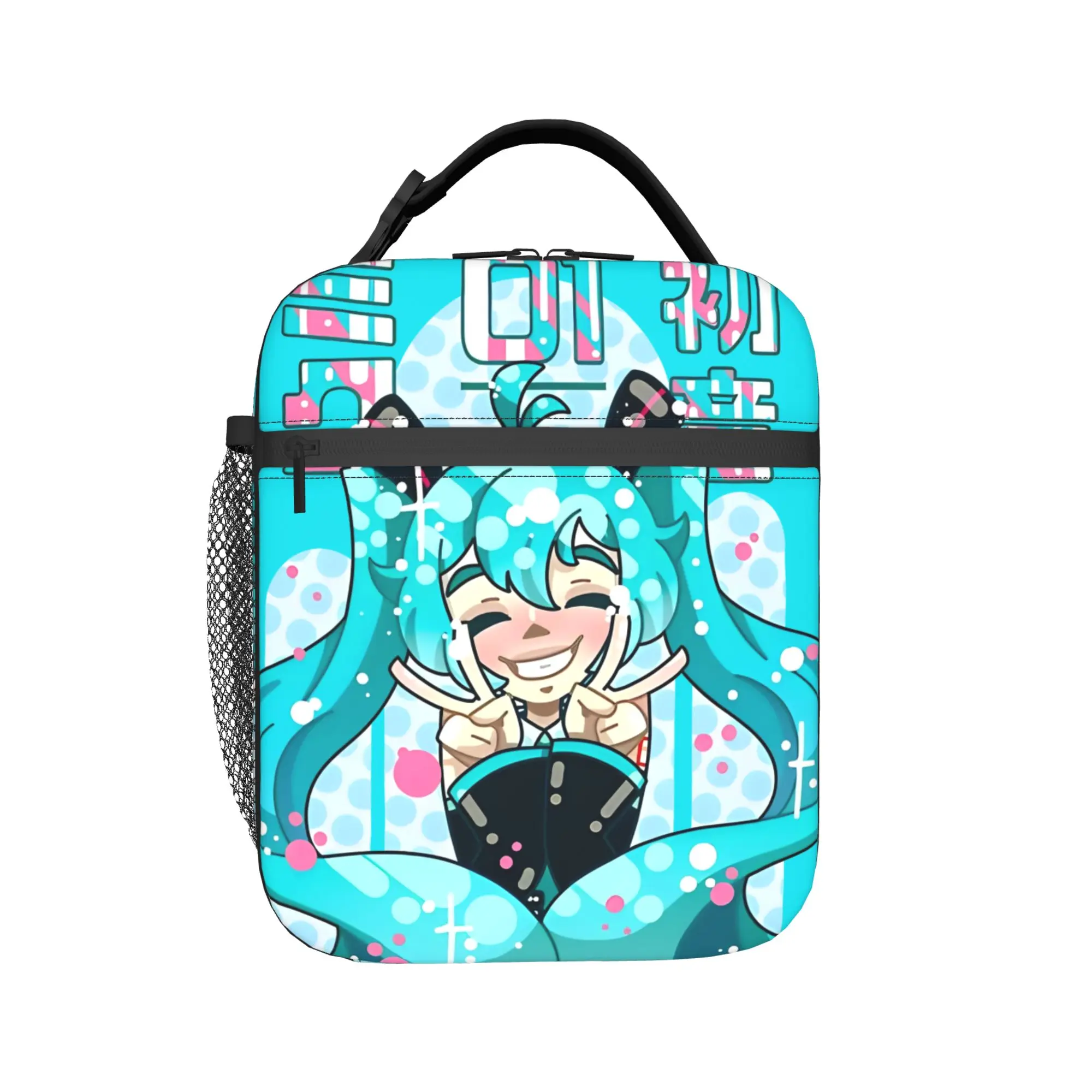 

Insulated Lunch Boxes Miku Hatsune Hatsune Miku Product Food Box Y2K Cooler Thermal Bento Box For Work