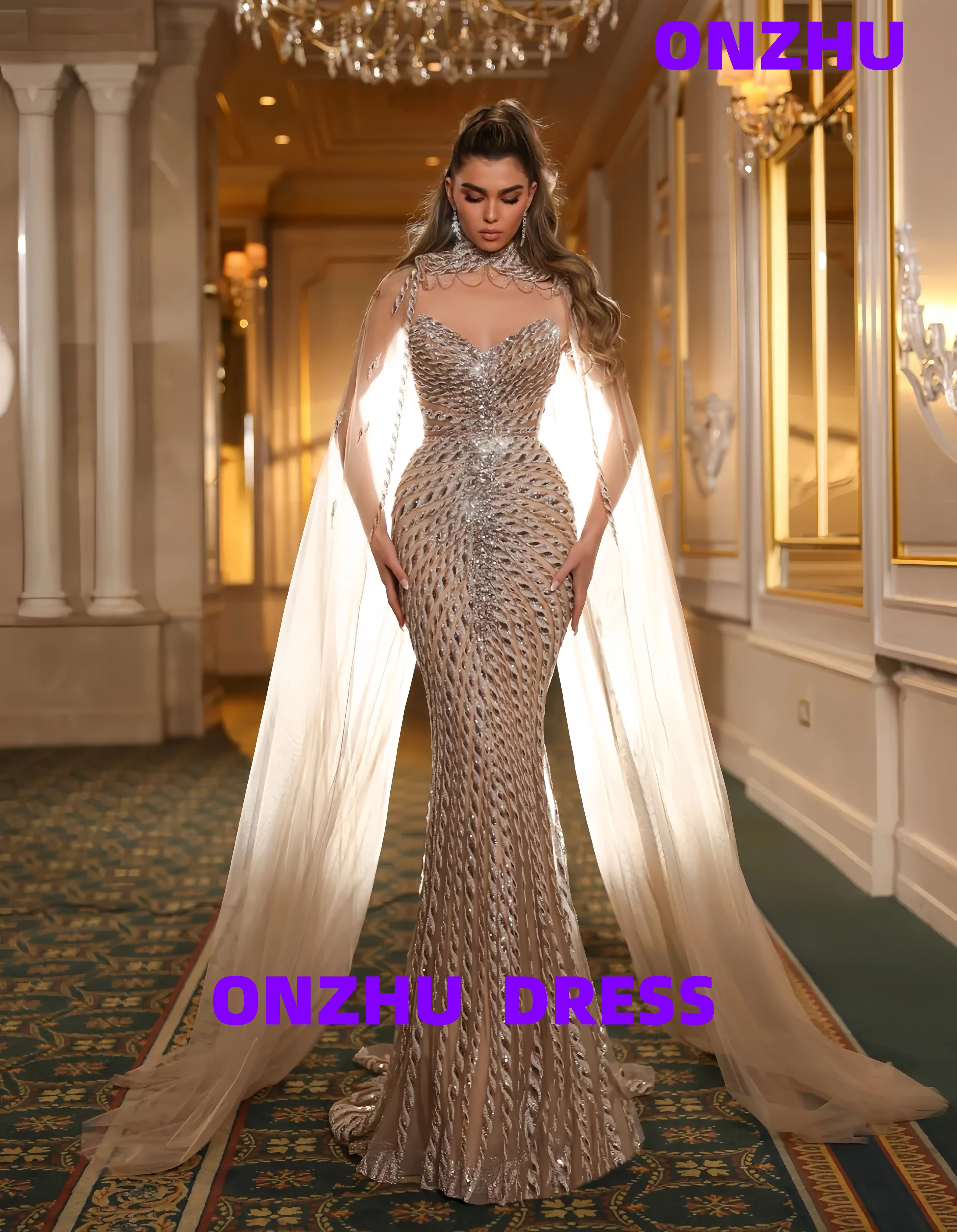 

Индивидуальные роскошные вечерние платья без бретелек и без рукавов с русалкой amanda's novias, женское вечернее платье