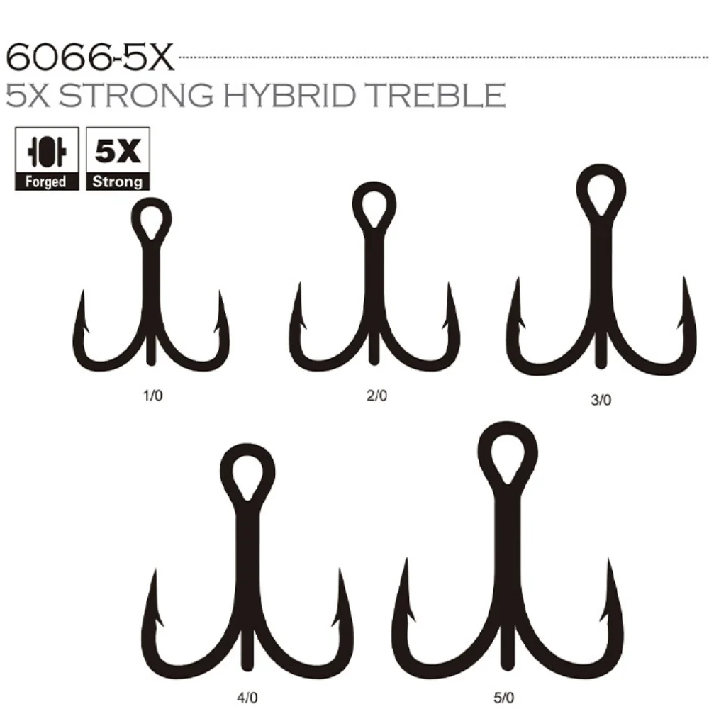 50Pcs Sanbon Hook Yaxi New Rustproof/Bright Tin Lure Treble Hook Freshwater Minnow VIB Saltwater Fishing Sanbon Lure Hook