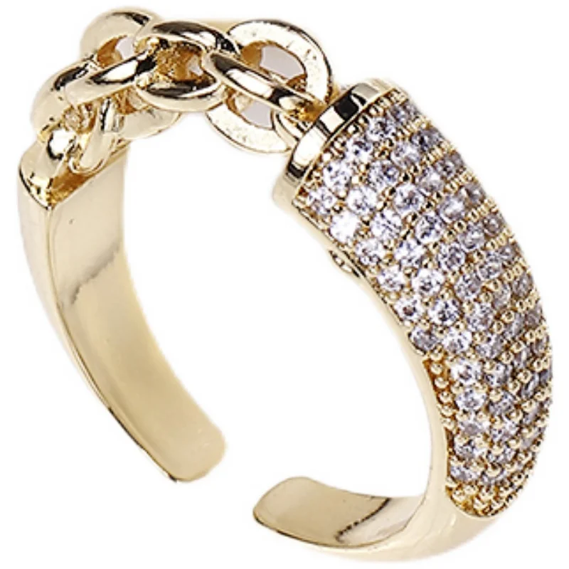 

Медное позолоченное регулируемое кольцо JZ076 с жемчужной вставкой, заготовка для самостоятельного изготовления ювелирных изделий