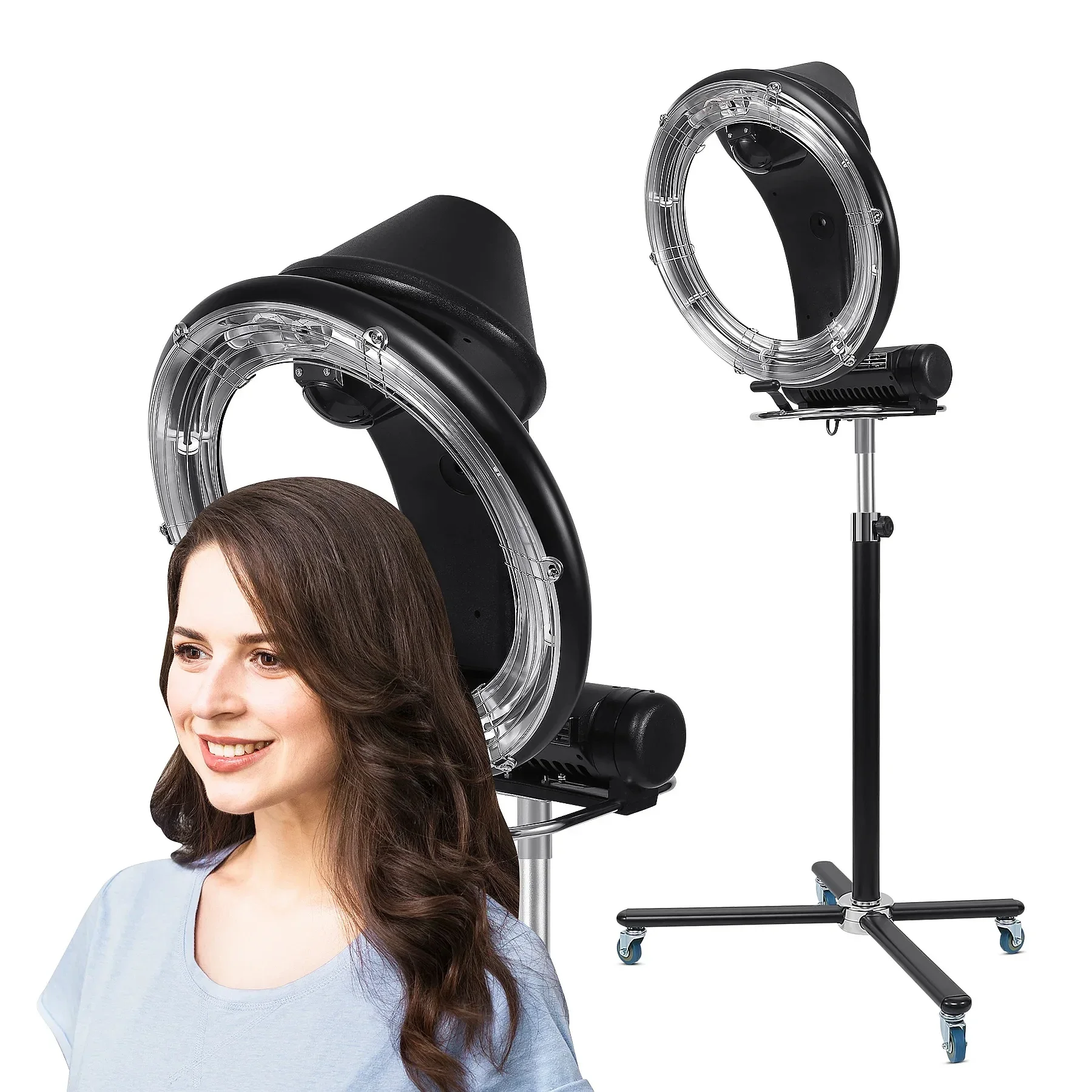 Professional Salon Track Rotating Infrared Hair Dryer Hot Color Processor Perm
