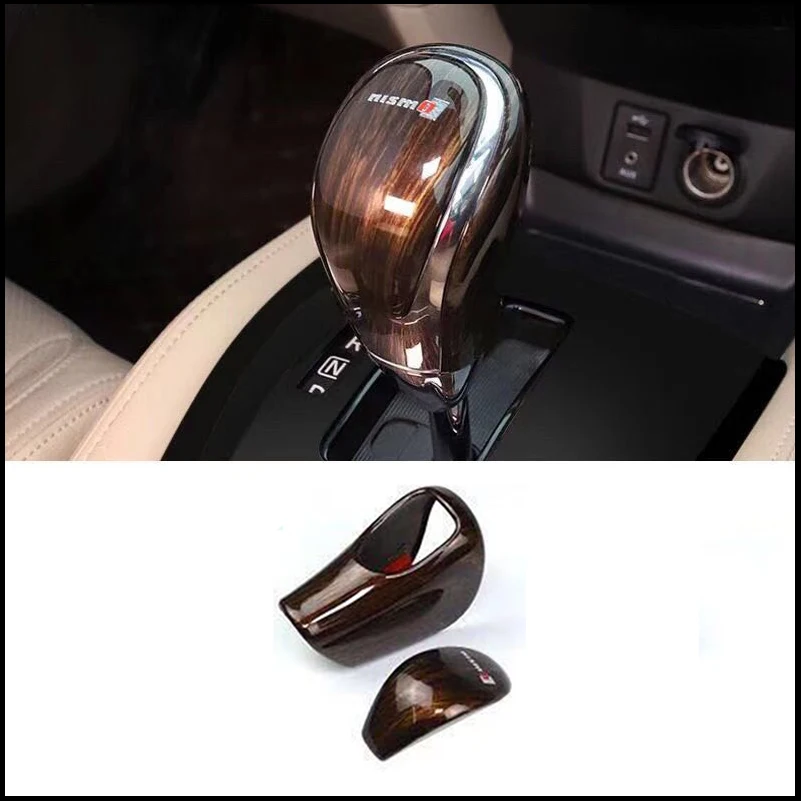 

Car Styling Gear Shift Lever Knob Cover Sticker Trim Decoration For Nissan X-trail XTrail T32 Rogue 2014-2020 Auto Accessories