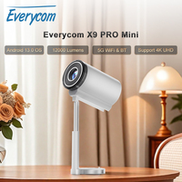 Everycom X9 pro Mini Projector Android 13 Native 1080P Smart Projector Portable 4K Video WiFi 6 Home Theater TV Beam Projector