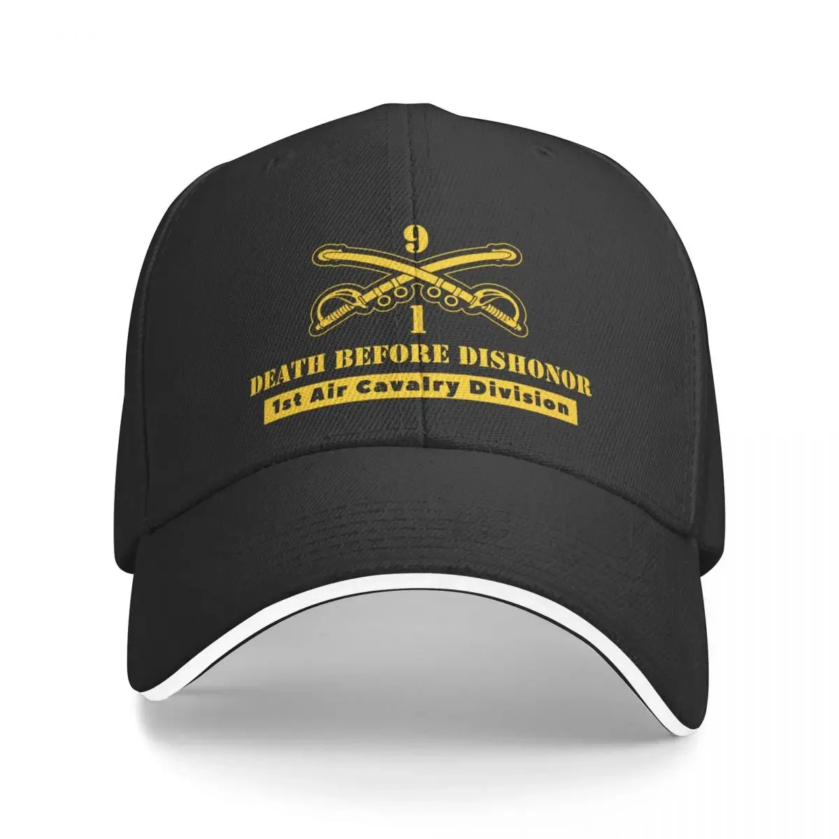 DEATH BEFORE DISHONOR / 1st Cavalry DivisionCap Baseball Cap baseball cap |-f-| Mountaineering baseball Cap female Men's