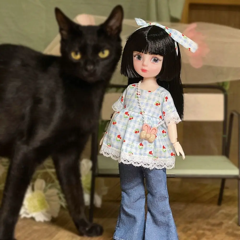 1 Set 1/6 SD 30 cm Bjd Puppe mit Kleidung Attraktive Augen mit Perücke Make-Up Prinzessin Dress Up BJD Puppen Anime Elegant