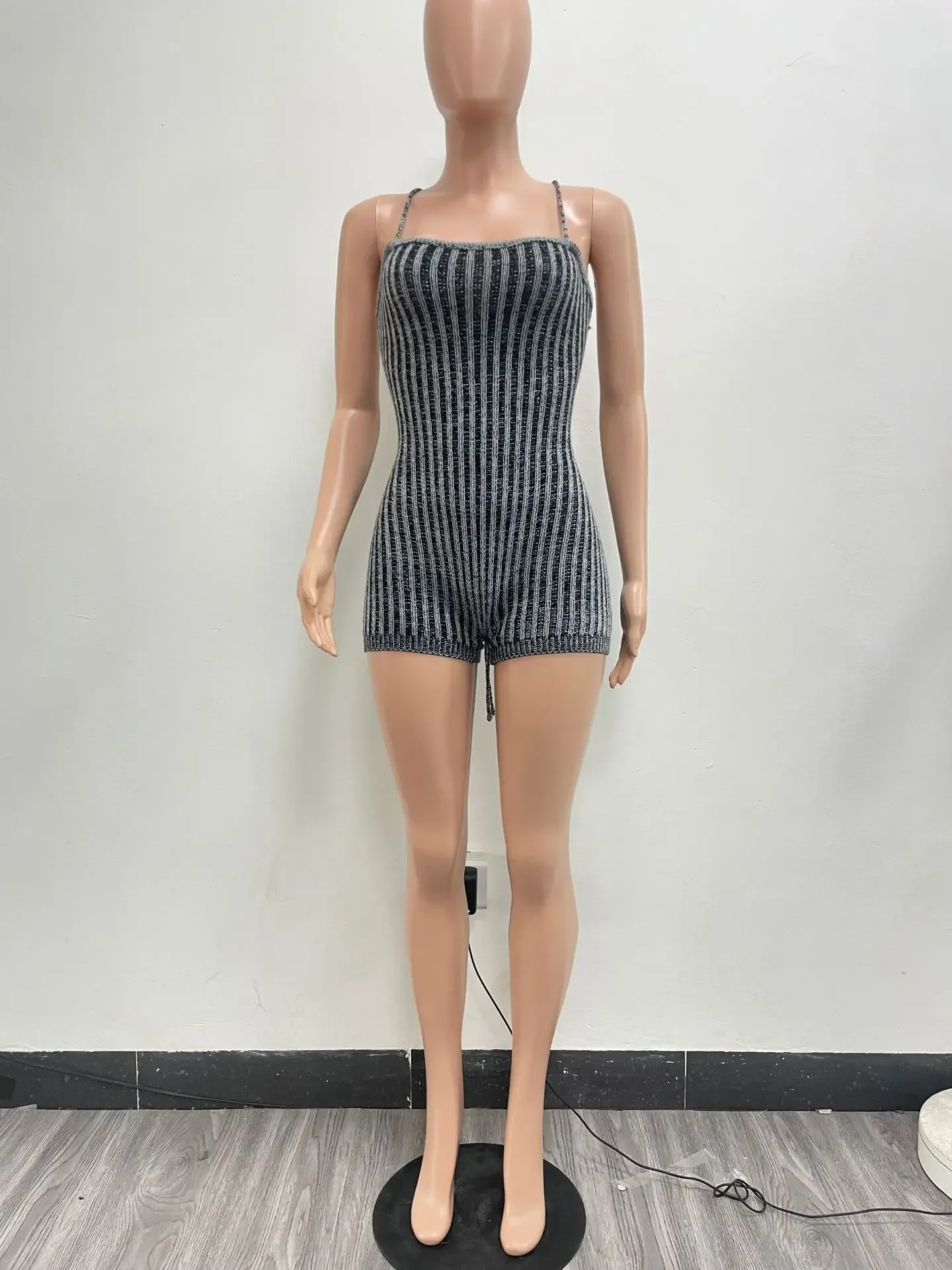 Sexy Knitted Crochet Jumpsuits 2024 Summer Clothes Women Club Party Rompers Elegant Luxury Bodycon One Piece Bandage Jumpsuit