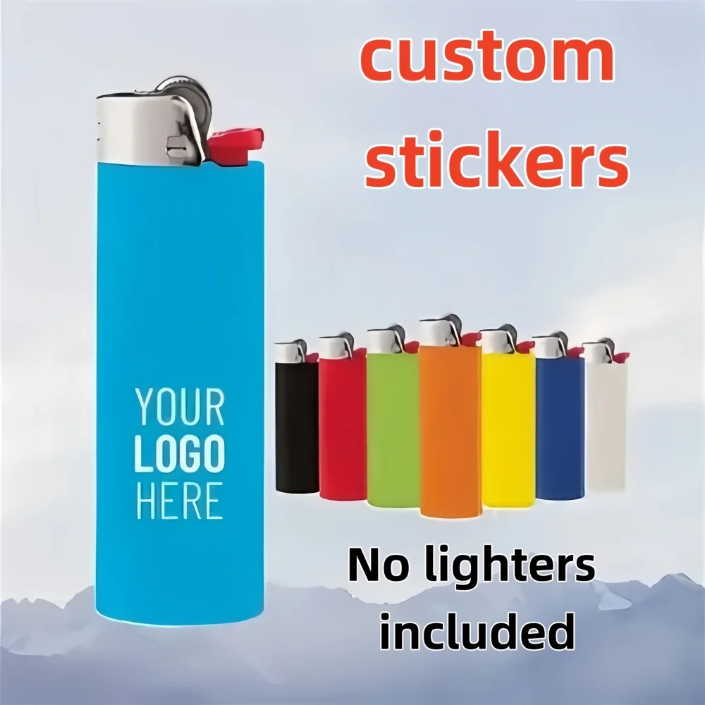 Etiquetas Adhesivas Personalizadas, Adhesivos Decorativos Divertidos para Encendedores, Decoraciones Personalizadas para Encendedores, Se Pueden Imprimir con Logotipos y Eslóganes