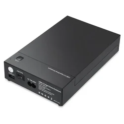 3.5인치 USB 3.0 - SATA III 외장형 하드 드라이브 인클로저 케이스는 2.5인치 및 3.5인치 SATA HDD SSD 내장 어댑터 모두 지원