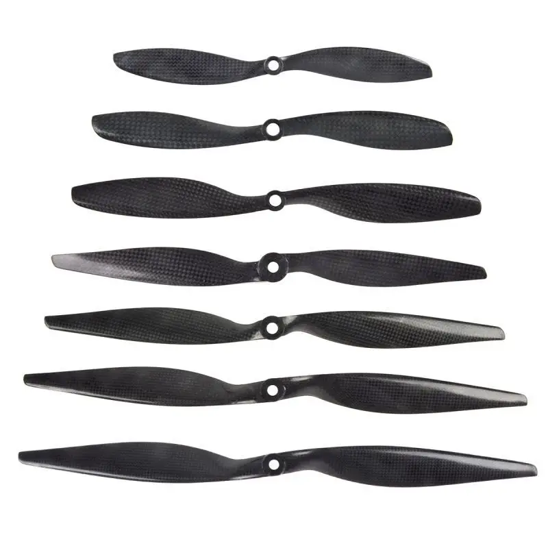 Fulait Carbon Fiber 2-Blade Slow Fly Electric Propeller for 3D Aerobatic & Fixed Wing RC Airplane