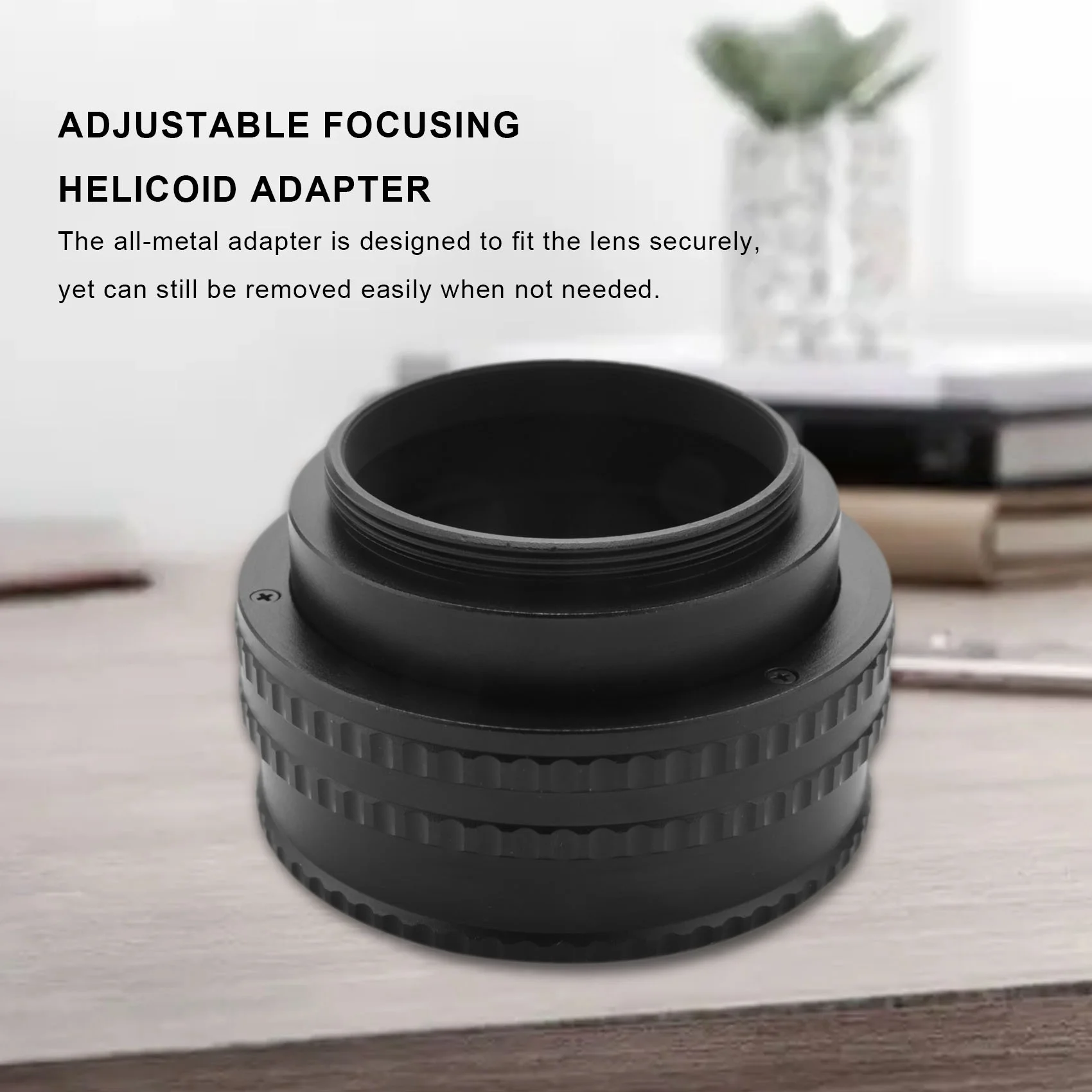 A26P Hot M42 To M42 Lens Adjustable Focusing Helicoid Macro Tube Adapter-17mm To 31mm