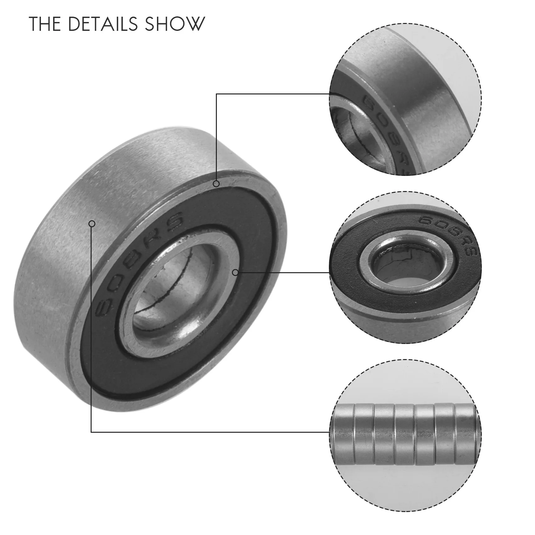 

【Горячие продажи!】10 шт. высокопроизводительные шарикоподшипники 8x22x7 мм 608-2RS 608RS Z R-228HH