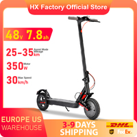 HX Adult Electric Scooter 350W 15AH 36V Electric Kick E Scooters Foldable 8.5 inch Smart APP Escooter Dual shock absorbers