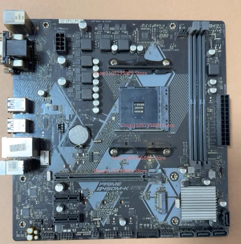 

Материнская плата ASUS PRIME B450M-K, поддержка интерфейса AM4, памяти DDR4, интерфейса M.2