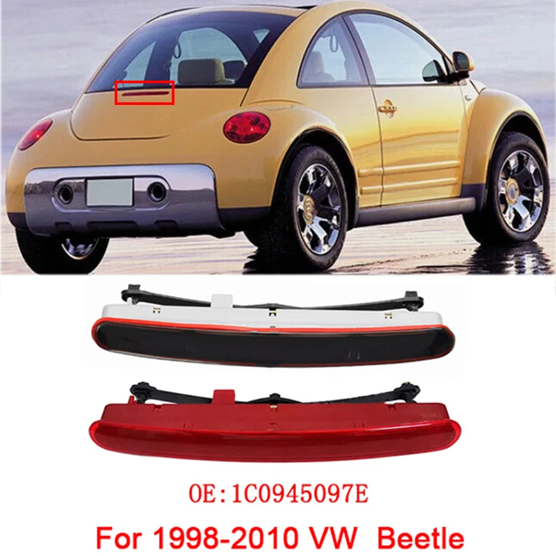 

Для Volkswagen Beetle 1998-2010 гг. 1C0945097E Автомобильный задний стоп-сигнал для предотвращения столкновений, задний предупреждающий стоп, светодиодный сигнальный светильник