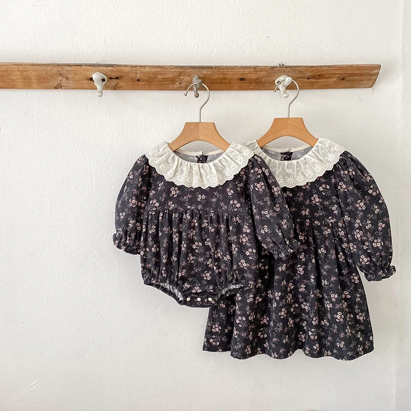 2026 Neuer Frühlings-Baby-Strampler für Mädchen 0-24M Langarm Baumwolle Bedruckt Koreanischer Stil Kletter-Strampler Süße Babykleidung – Detail 8