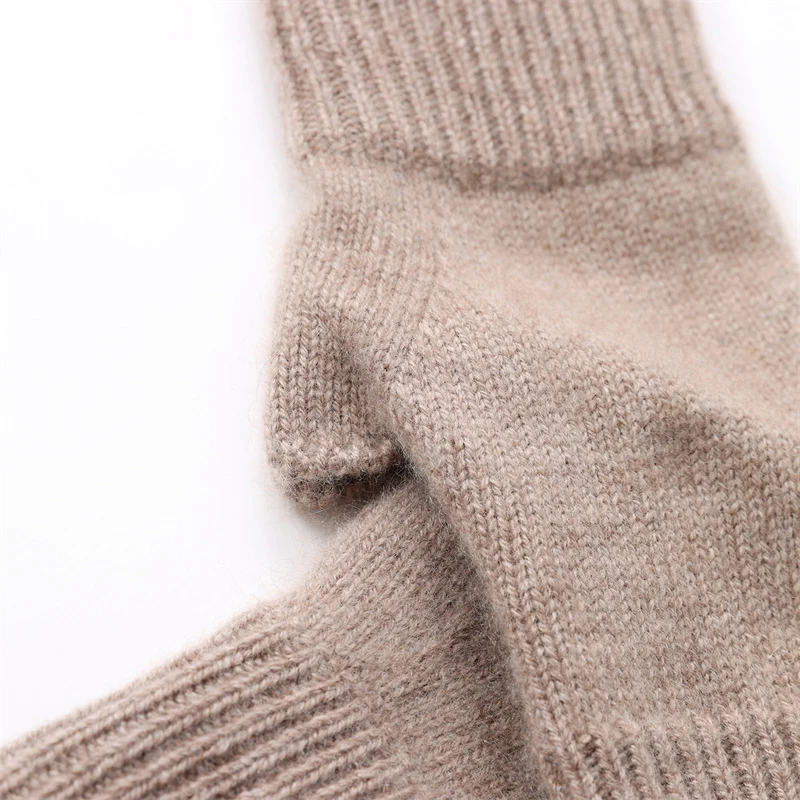 المرأة الكشمير نصف اصبع قفازات الشتاء الدافئة محبوك لمس قفازات للهاتف لينة مفتوحة تلميح جهاز تدفئة محمول للنساء الفتيات