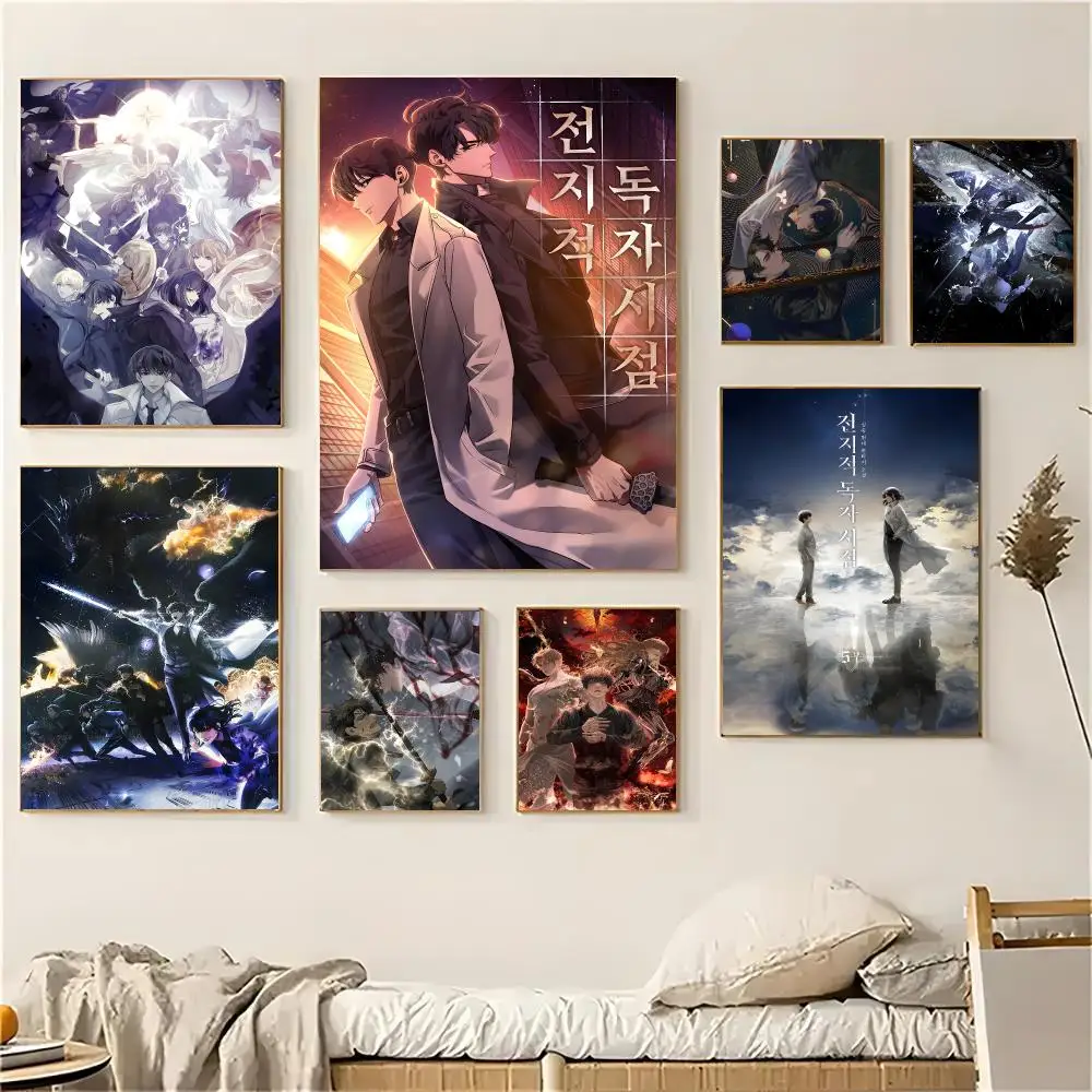 O-Omniscient Readers Viewpoint Poster Self-adhesive Decal Living Room Bedroom Party Bar Decor Moisture-proof Fade-resistant