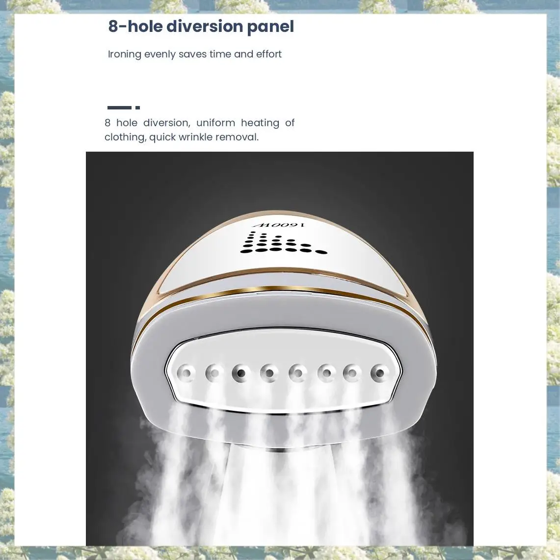 X17A 2025 NEW-Steam Iron Handheld Garment Steamer 1600W Vertical 250Ml Mini Portable Home Travel Garment Steamers