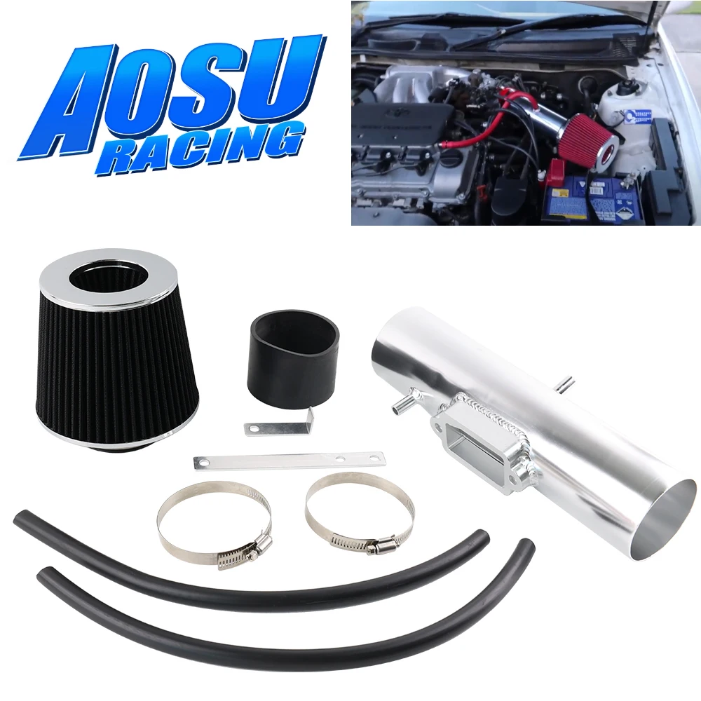 Комплект впуска холодного воздуха с высоким расходом и фильтром для 97-03 Camry Solara XV20 V6 3.0L Short Ram