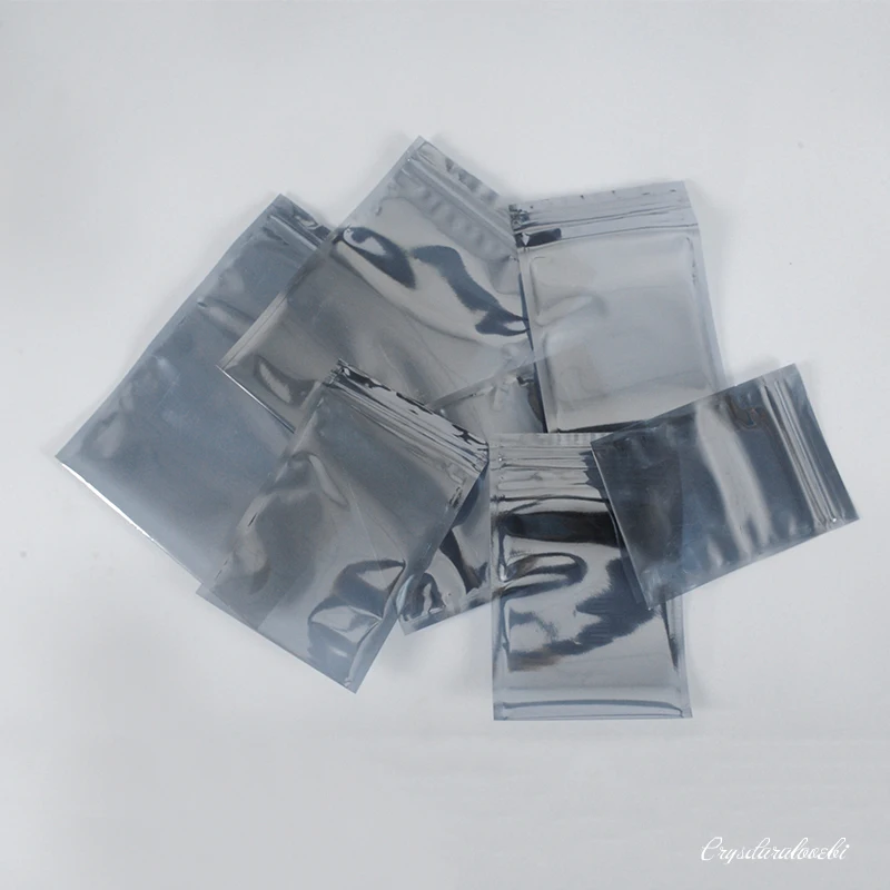 

100pcs Anti Static Shielding Ziplock Pouches ESD Anti-static Instrument Pack Self Seal Electronic Accessories Bags