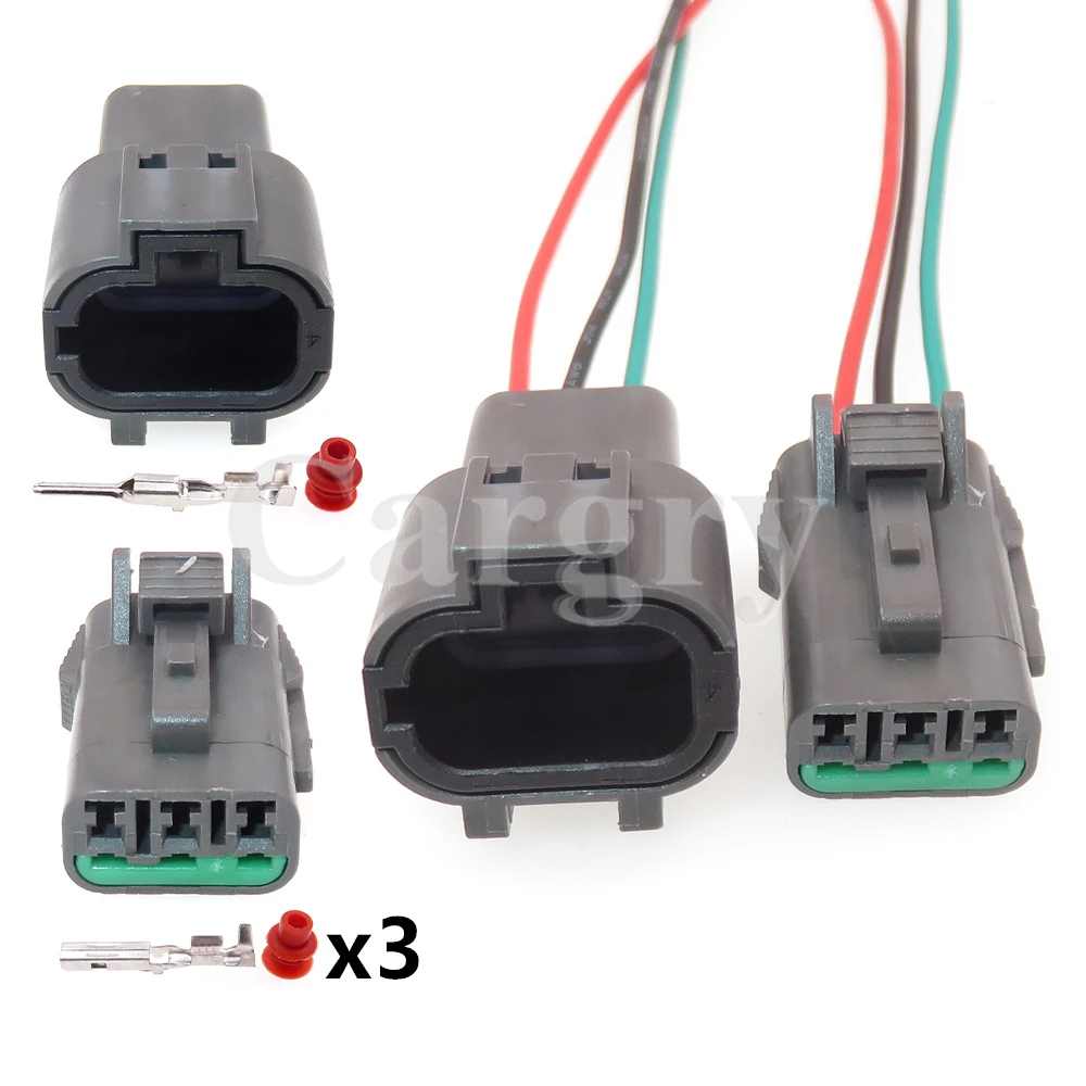 1 Set 3P 7123-7730-40 7222-7730-4 PB015-03320 PB015-03850 PB011-03327 Automobile Starter Wiring Terminal Waterproof Socket