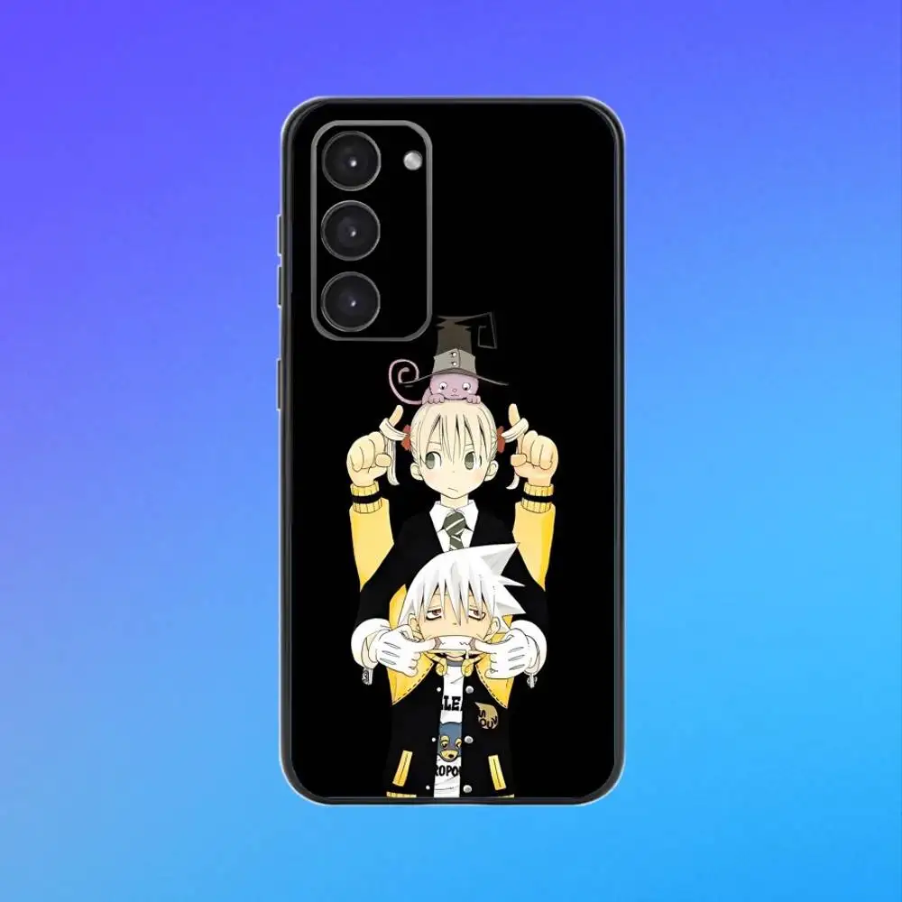 Custodia per telefono Soul Comics E-EaterS per Samsung A73, A72, A71, A70, A53, A52, A51 Custodia morbida nera