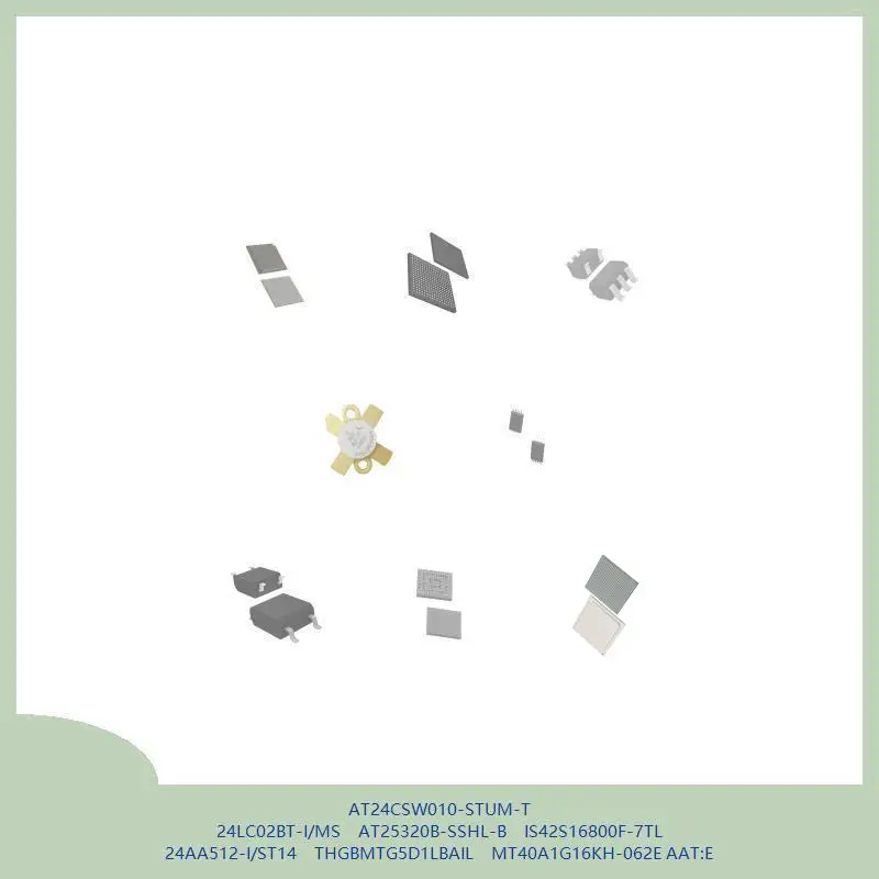 at24csw010-stum-t-24lc02bt-i-ms-at25320b-sshl-b-is42s16800f-7tl-24aa512-i-st14-thgbmtg5d1lbail-mt40a1g16kh-062e-aat-e