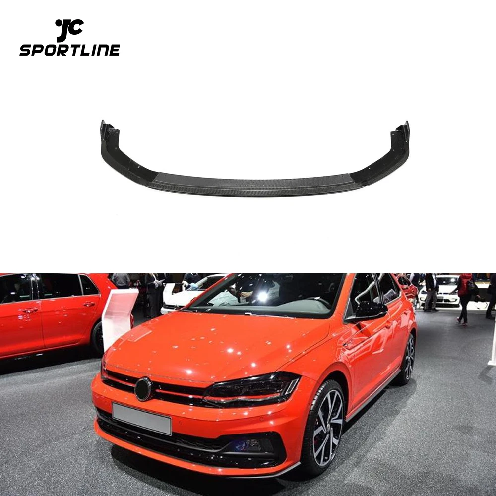 

Carbon Fiber Polo 6 Front Lip Spoiler for VW POLO MK6 GTI Hatchback 4-Door 2017-2020