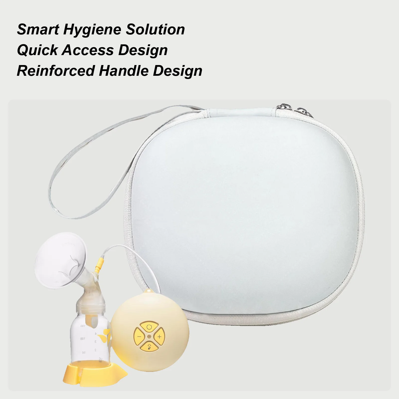 유방 펌프 보관 가방 여러 칸 경량 케이스 엄마를 위한 유방 펌프 케이스 어린이 모유 수유 통근 여행 매일