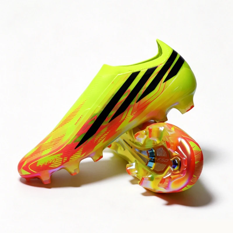 

Laceless Hyperfast-f50 High Quality Mens Soccer Shoes Outdoor FG Football Shoes Training Football Sneakers Chuteira Campo 39-45