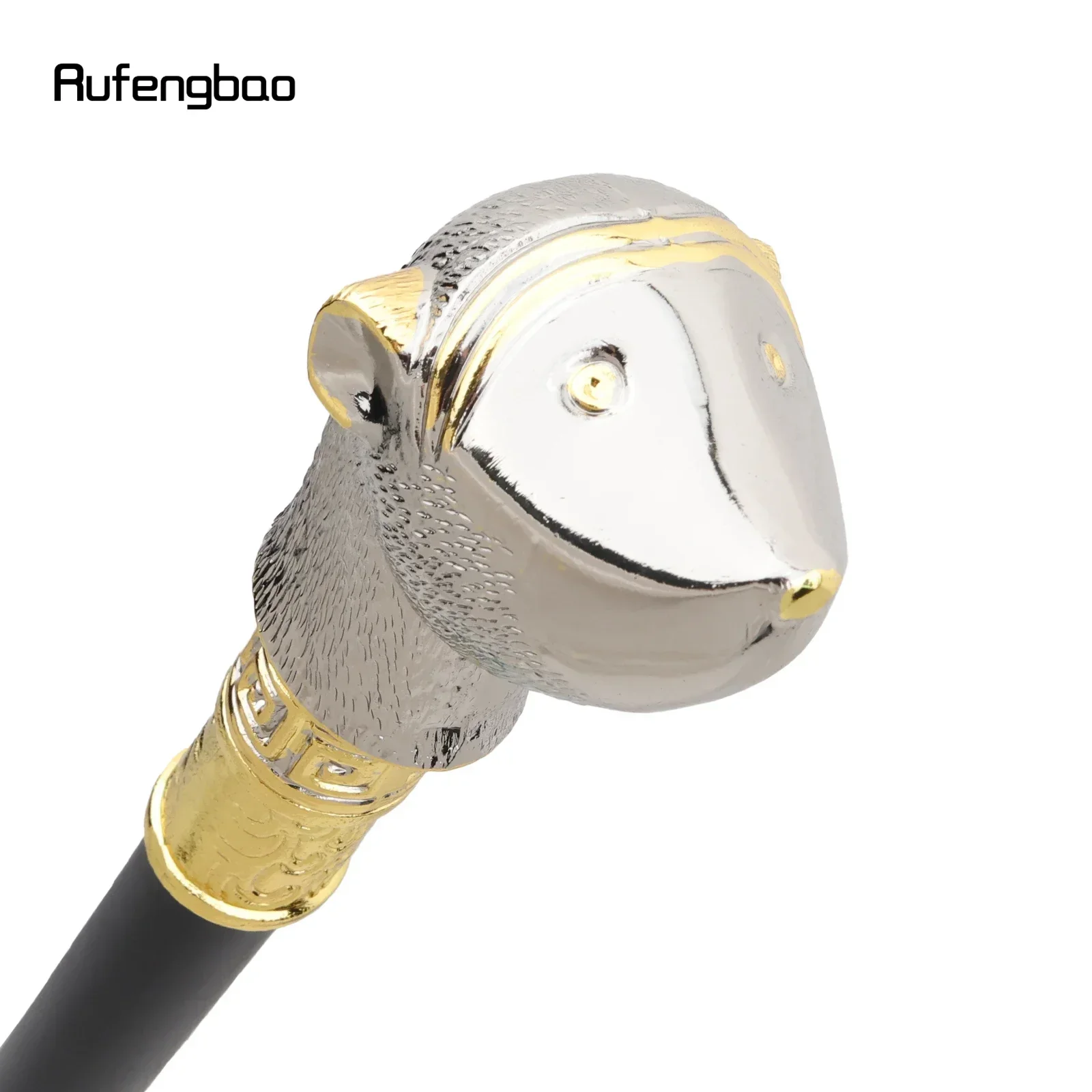 Золотой, белый хомяк, модная трость с морскими животными, декоративная трость для косплея, винтажная вечеринка, модная трость Crosier 92 см