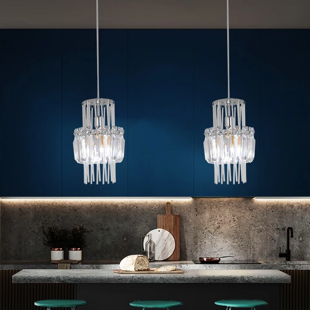 الحديثة الكريستال مصباح السقف الزجاج قلادة ضوء غرفة المعيشة الطعام الشمال الثريا المنزل فندق ديكور الإنارة مشرق تركيبات #3
