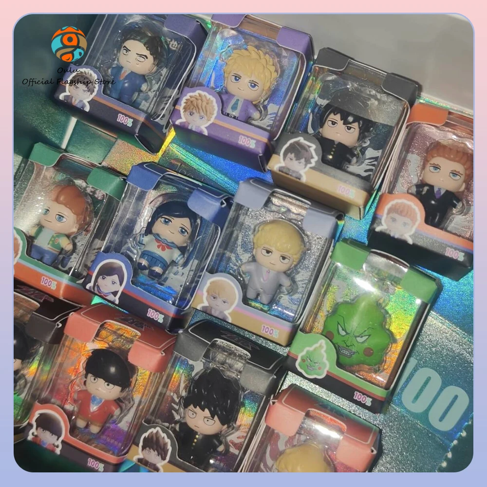 

New Genuine Mob Psycho 100 Blind Box Mob Psycho 100 Collectible Figure Trendy Play Gift Toy Jd Toys Mini Figure Mystery Box