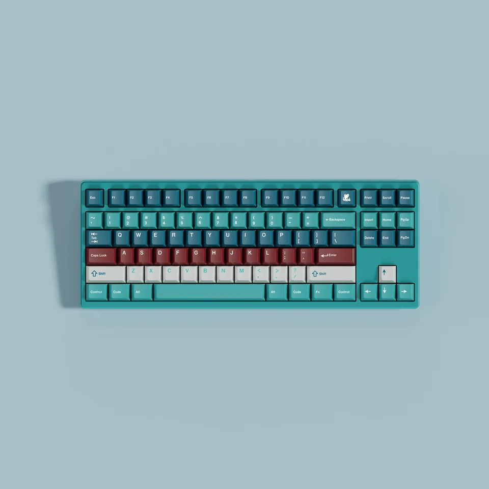 1 Set KKB Lake Motosu Keycaps PBT Dye Subbed Key Caps Cherry