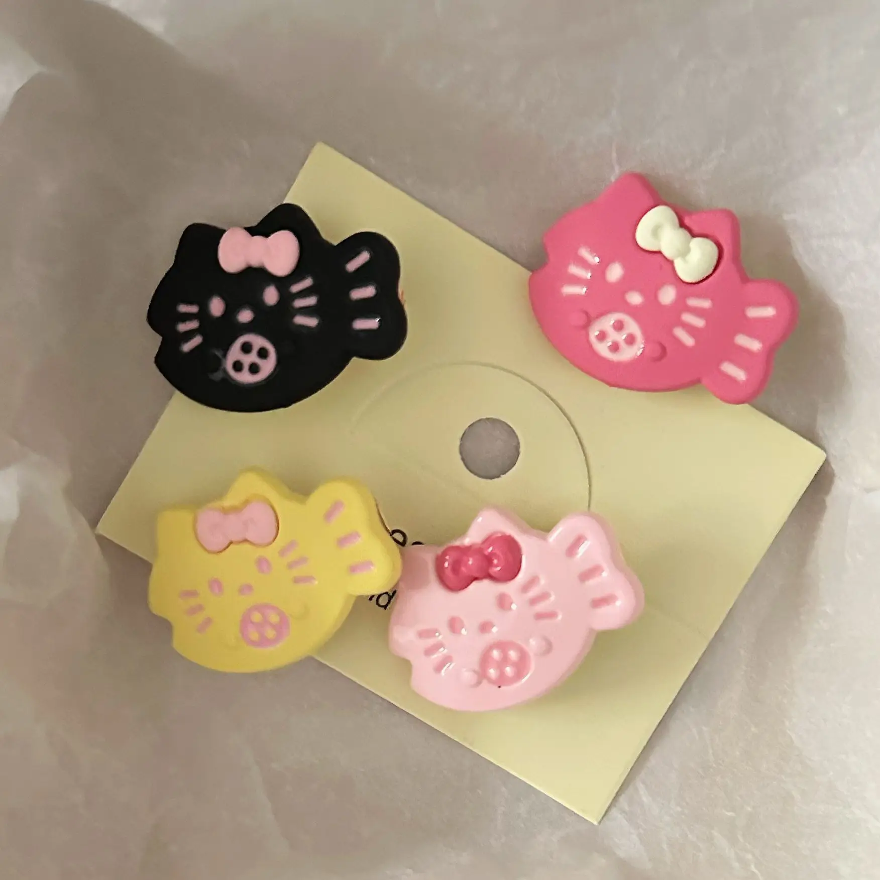 Kawaii Cat Fish Hair Clips Japanese Sweet Style Duckbill Barrettes Women Girls Side Accessories Cute Adorable Soft Versatile New