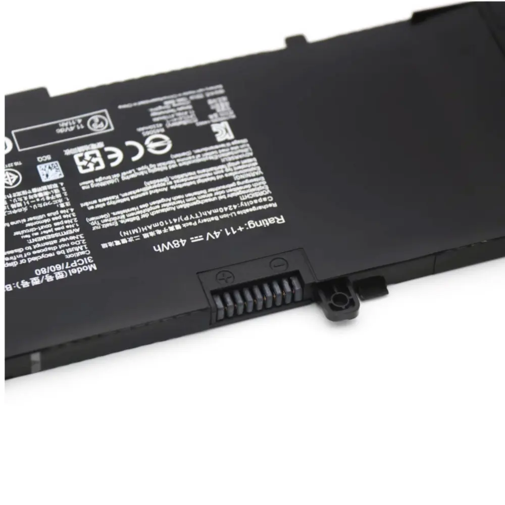 New 11.4V 48WH B31N1535 Laptop Battery For ASUS ZenBook UX310 UX310UA UX310UQ UX410 UX410UA UX410UQ U4000U U400UQ RX310U