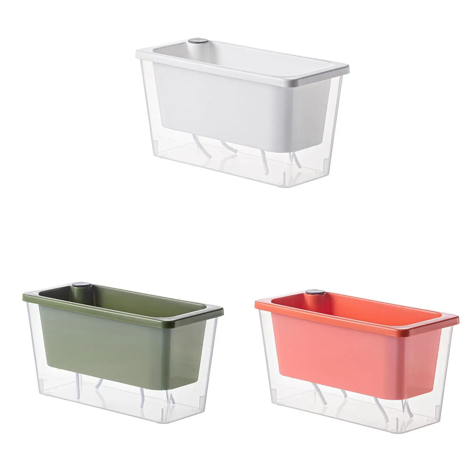 Self Watering Pots Multifunctional Fruits Home Use Double Layers Plant Container