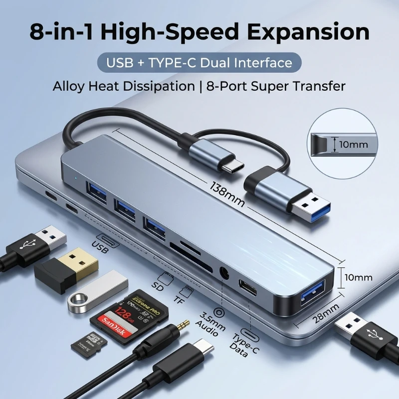 8 In 2 Usb Type C H…