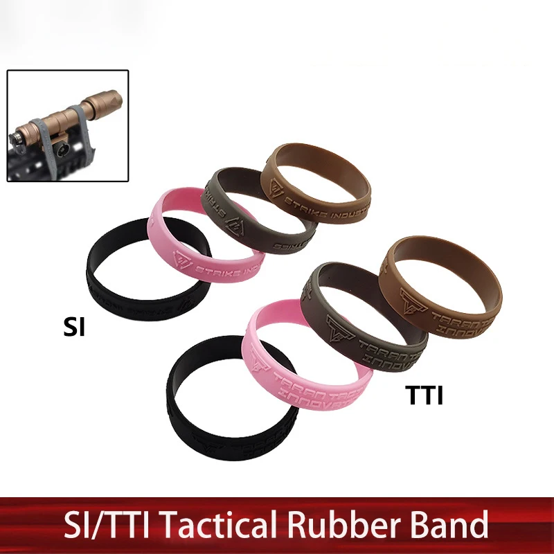 

2025 Tactical Airsoft High Strength Elastic Rubber Ring Multi-function Hunting Rilfe Band For NGAL PEQ Flashlight