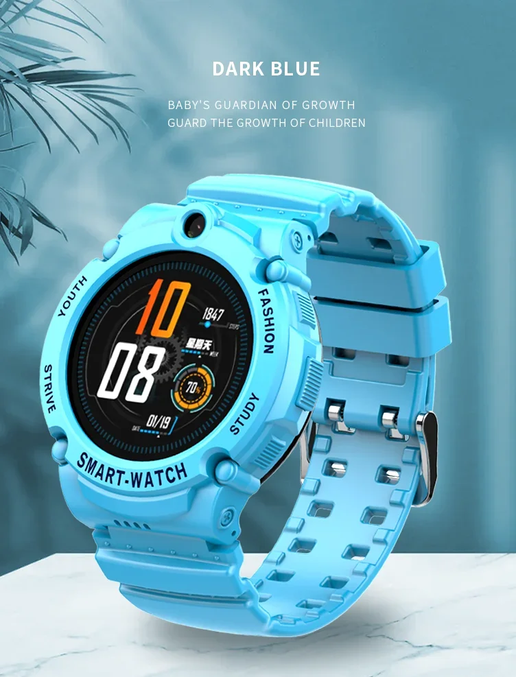 IP67 Waterproof Smart 4G GPS WI-FI Tracker Locate Kid Student Remote Camera Monitor Smartwatch Video Call Android Phone Watch