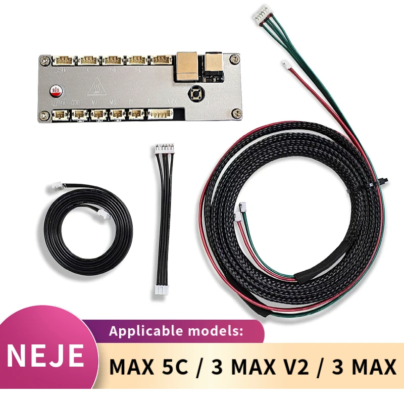 NEJE Replacement Motherboard for MAX 4/3 MAX/3 MAX V2/MAX 5C Laser Engravers and Cutters - NEJE SOFTWARE + NEJE APP + LASERGRB