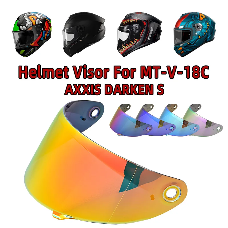 

Visor For MT MT-V-18C Axxis Draken S Motorcycle Helmets Wind Shield Lens Replacement Parts Cascos Moto Visera Capacetes