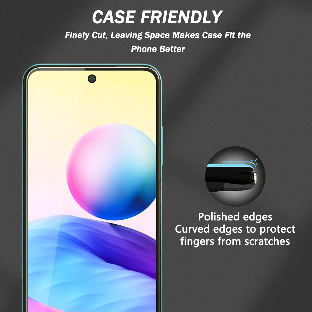 Anti Spy Screen Protector For Xiaomi Redmi Note 10 5G 6.5 inch Privacy Tempered Glass 9H Peep Scratch High Aluminum