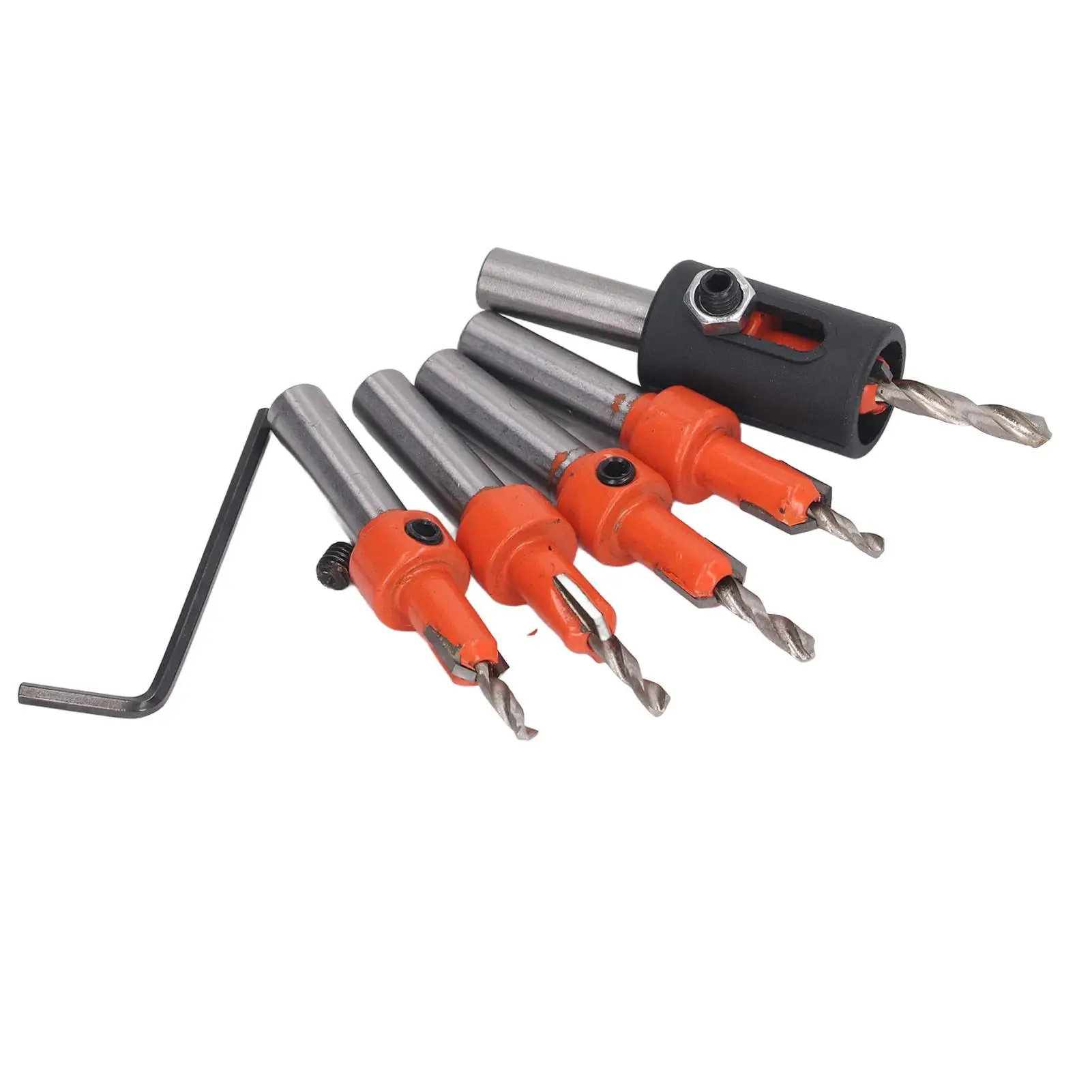 Adjustable Wood Countersink Bits for Easy Installation Multi Specifications for density Board Perfect for DIY Projects
