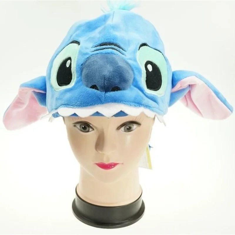 

Cartoon Anime Stitch Plush Hat Winnie The Pooh Dumbo Donald Duck Style Winter Cotton Hat Christmas Kawaii Hat Gift
