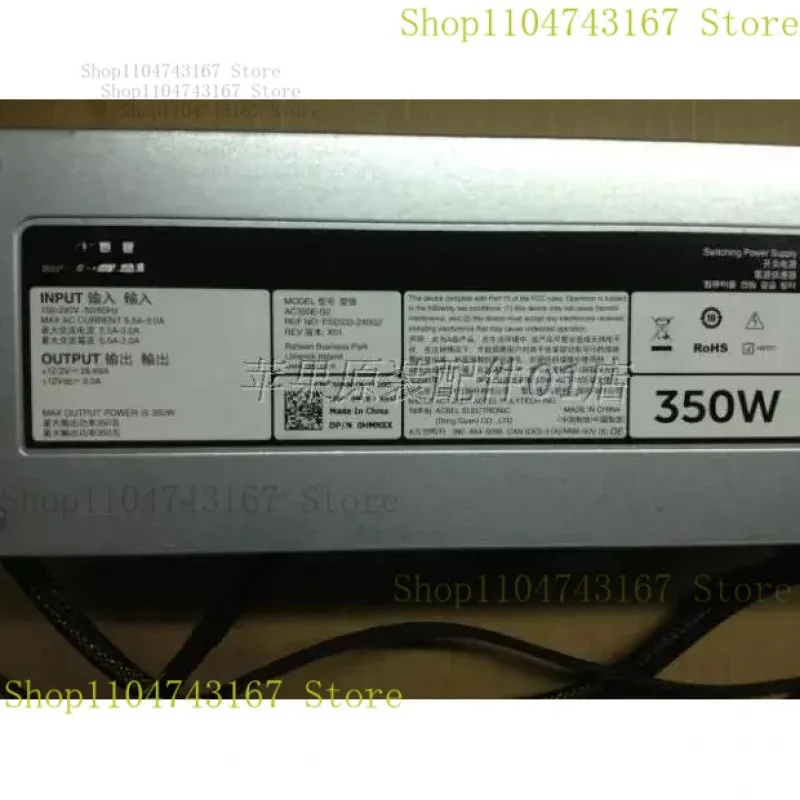 Original For DELL R530 T330 T340 350W D350E-S3 Server Power Supply V13CW 0V13CW CN-0V13CW AC350E-S0 HMNXX 0HMNXX CN-0HMNXX